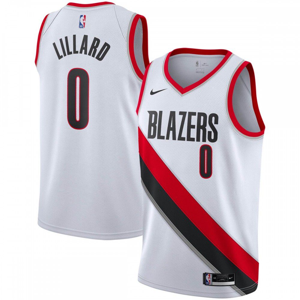 Damian Lillard Portland Trail Blazers 2020/21 Swingman Player Jersey - Association Edition - White-Pro Kit Vault | Brand New 26/27 Sports Jerseys